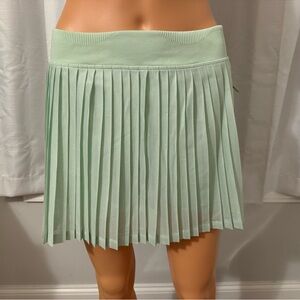 Cool Free People Movement size XL pistachio green rally pleated skort new